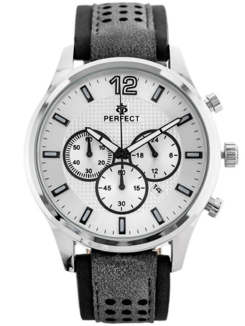 ZEGAREK MĘSKI PERFECT CH01L - CHRONOGRAF (zp354f) + BOX ZEGAREK MĘSKI PERFECT CH01L - CHRONOGRAF (zp354f) + BOX