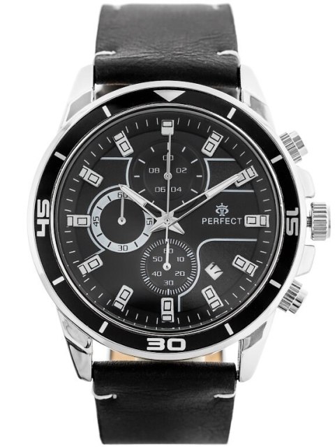 ZEGAREK MĘSKI PERFECT CH02L - CHRONOGRAF (zp351h) + BOX ZEGAREK MĘSKI PERFECT CH02L - CHRONOGRAF (zp351h) + BOX