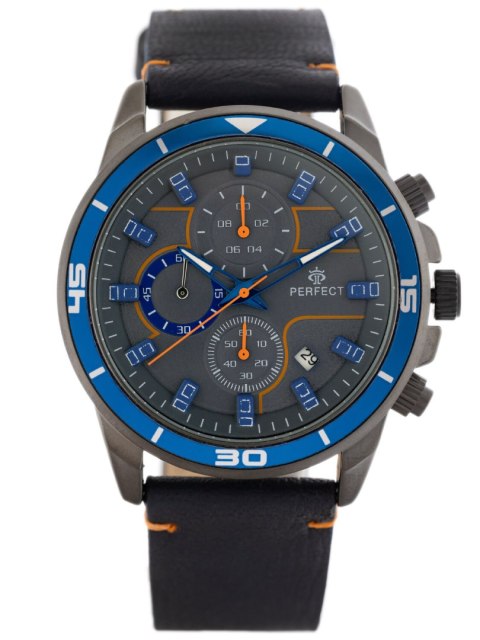 ZEGAREK MĘSKI PERFECT CH02L - CHRONOGRAF (zp351j) + BOX ZEGAREK MĘSKI PERFECT CH02L - CHRONOGRAF (zp351j) + BOX