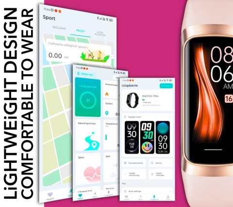 SMARTBAND DAMSKI Rubicon RNCF05 - TERMOMETR, PULSOKSYMETR (sr044a) SMARTBAND DAMSKI Rubicon RNCF05 - TERMOMETR, PULSOKSYMETR (sr044a)
