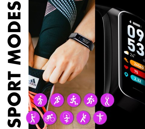 SMARTBAND DAMSKI Rubicon RNCF05 - TERMOMETR, PULSOKSYMETR (sr044a) SMARTBAND DAMSKI Rubicon RNCF05 - TERMOMETR, PULSOKSYMETR (sr044a)