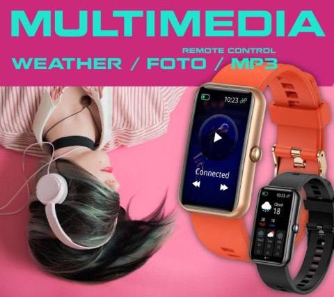 SMARTWATCH DAMSKI Rubicon RNCE83 - CIŚNIENIOMIERZ (sr032e) SMARTWATCH DAMSKI Rubicon RNCE83 - CIŚNIENIOMIERZ (sr032e)