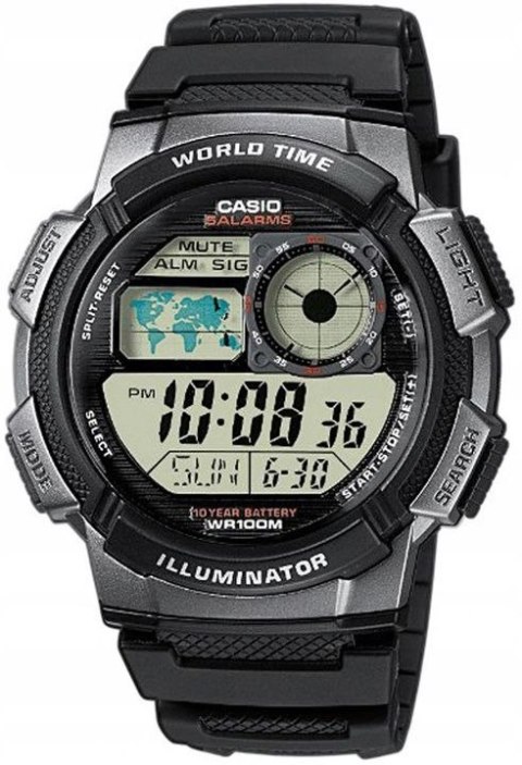 Zegarek Męski CASIO AE-1000W-1BVDF + BOX Zegarek Męski CASIO AE-1000W-1BVDF + BOX