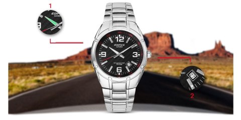 Zegarek Męski CASIO EDIFICE EF-125D-1AVEG + BOX Zegarek Męski CASIO EDIFICE EF-125D-1AVEG + BOX