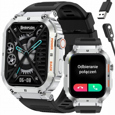 SMARTWATCH MĘSKI GRAVITY GT6-5 - WYKONYWANIE POŁĄCZEŃ, MONITOR SNU (sg020e) SMARTWATCH MĘSKI GRAVITY GT6-5 - WYKONYWANIE POŁĄCZEŃ, MONITOR SNU (sg020e)