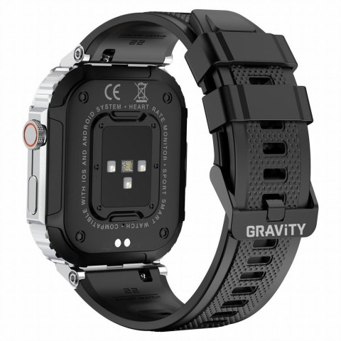 SMARTWATCH MĘSKI GRAVITY GT6-5 - WYKONYWANIE POŁĄCZEŃ, MONITOR SNU (sg020e) SMARTWATCH MĘSKI GRAVITY GT6-5 - WYKONYWANIE POŁĄCZEŃ, MONITOR SNU (sg020e)