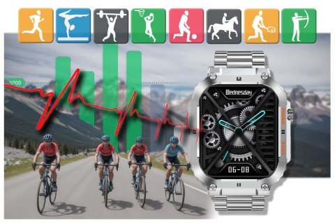SMARTWATCH MĘSKI GRAVITY GT6-7 - WYKONYWANIE POŁĄCZEŃ, MONITOR SNU (sg020g) SMARTWATCH MĘSKI GRAVITY GT6-7 - WYKONYWANIE POŁĄCZEŃ, MONITOR SNU (sg020g)