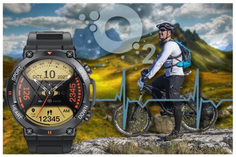 SMARTWATCH MĘSKI GRAVITY GT7-1 PRO - WYKONYWANIE POŁĄCZEŃ, PULSOKSYMETR (sg018a) SMARTWATCH MĘSKI GRAVITY GT7-1 PRO - WYKONYWANIE POŁĄCZEŃ, PULSOKSYMETR (sg018a)