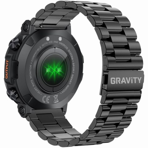 SMARTWATCH MĘSKI GRAVITY GT7-2 PRO - WYKONYWANIE POŁĄCZEŃ, PULSOKSYMETR (sg018b) SMARTWATCH MĘSKI GRAVITY GT7-2 PRO - WYKONYWANIE POŁĄCZEŃ, PULSOKSYMETR (sg018b)