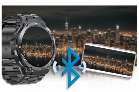 SMARTWATCH MĘSKI GRAVITY GT7-2 PRO - WYKONYWANIE POŁĄCZEŃ, PULSOKSYMETR (sg018b) SMARTWATCH MĘSKI GRAVITY GT7-2 PRO - WYKONYWANIE POŁĄCZEŃ, PULSOKSYMETR (sg018b)