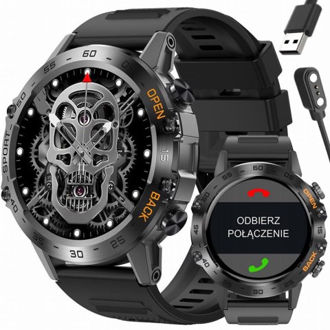 SMARTWATCH MĘSKI GRAVITY GT9-1 - WYKONYWANIE POŁĄCZEŃ, CIŚNIENIOMIERZ (sg021a) SMARTWATCH MĘSKI GRAVITY GT9-1 - WYKONYWANIE POŁĄCZEŃ, CIŚNIENIOMIERZ (sg021a)