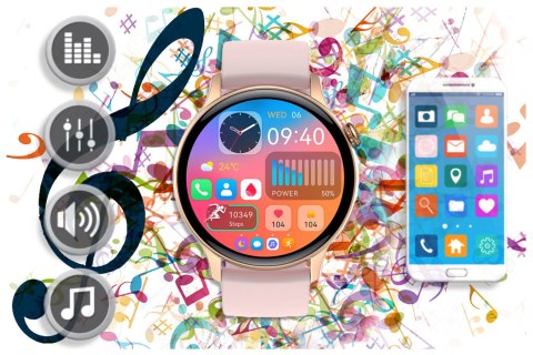SMARTWATCH DAMSKI Rubicon RNCF10 - TRYBY SPORTOWE, MONITOR SNU (sr055b) SMARTWATCH DAMSKI Rubicon RNCF10 - TRYBY SPORTOWE, MONITOR SNU (sr055b)