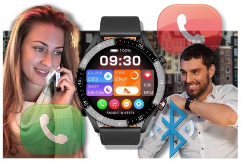 SMARTWATCH MĘSKI GRAVITY GT4-4 - WYKONYWANIE POŁĄCZEŃ, KROKOMIERZ (sg023d) SMARTWATCH MĘSKI GRAVITY GT4-4 - WYKONYWANIE POŁĄCZEŃ, KROKOMIERZ (sg023d)