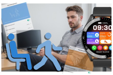 SMARTWATCH MĘSKI GRAVITY GT4-4 - WYKONYWANIE POŁĄCZEŃ, KROKOMIERZ (sg023d) SMARTWATCH MĘSKI GRAVITY GT4-4 - WYKONYWANIE POŁĄCZEŃ, KROKOMIERZ (sg023d)