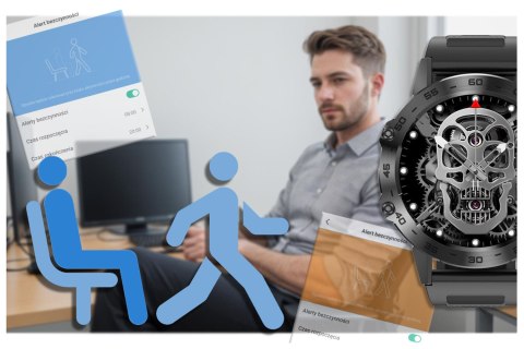 SMARTWATCH MĘSKI GRAVITY GT9-1 - WYKONYWANIE POŁĄCZEŃ, CIŚNIENIOMIERZ (sg021a) SMARTWATCH MĘSKI GRAVITY GT9-1 - WYKONYWANIE POŁĄCZEŃ, CIŚNIENIOMIERZ (sg021a)
