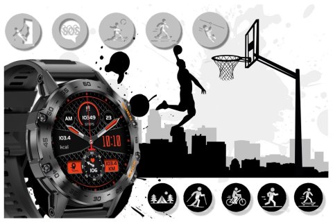 SMARTWATCH MĘSKI GRAVITY GT9-1 - WYKONYWANIE POŁĄCZEŃ, CIŚNIENIOMIERZ (sg021a) SMARTWATCH MĘSKI GRAVITY GT9-1 - WYKONYWANIE POŁĄCZEŃ, CIŚNIENIOMIERZ (sg021a)