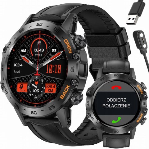 SMARTWATCH MĘSKI GRAVITY GT9-5 - WYKONYWANIE POŁĄCZEŃ, CIŚNIENIOMIERZ (sg021e) SMARTWATCH MĘSKI GRAVITY GT9-5 - WYKONYWANIE POŁĄCZEŃ, CIŚNIENIOMIERZ (sg021e)