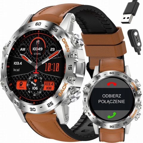 SMARTWATCH MĘSKI GRAVITY GT9-8 - WYKONYWANIE POŁĄCZEŃ, CIŚNIENIOMIERZ (sg021h) SMARTWATCH MĘSKI GRAVITY GT9-8 - WYKONYWANIE POŁĄCZEŃ, CIŚNIENIOMIERZ (sg021h)