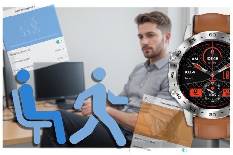 SMARTWATCH MĘSKI GRAVITY GT9-8 - WYKONYWANIE POŁĄCZEŃ, CIŚNIENIOMIERZ (sg021h) SMARTWATCH MĘSKI GRAVITY GT9-8 - WYKONYWANIE POŁĄCZEŃ, CIŚNIENIOMIERZ (sg021h)