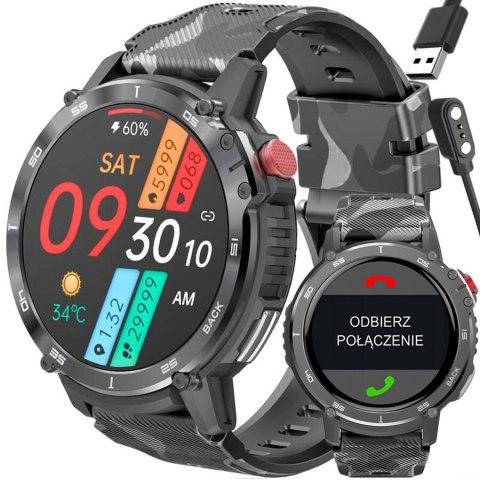 SMARTWATCH MĘSKI Rubicon RNCF08 - WYKONYWANIE POŁĄCZEŃ - BLUETOOTH CALL - ODTWARZACZ MP3 4GB (sr053a) SMARTWATCH MĘSKI Rubicon RNCF08 - WYKONYWANIE POŁĄCZEŃ - BLUETOOTH CALL - ODTWARZACZ MP3 4GB (sr053a)