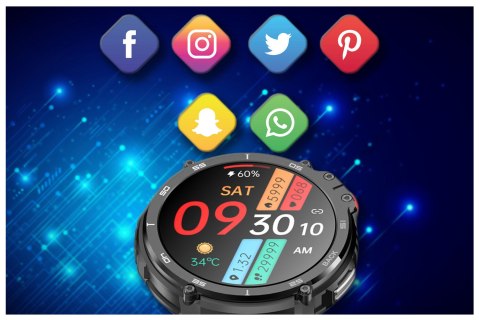 SMARTWATCH MĘSKI Rubicon RNCF08 - WYKONYWANIE POŁĄCZEŃ - BLUETOOTH CALL - ODTWARZACZ MP3 4GB (sr053a) SMARTWATCH MĘSKI Rubicon RNCF08 - WYKONYWANIE POŁĄCZEŃ - BLUETOOTH CALL - ODTWARZACZ MP3 4GB (sr053a)