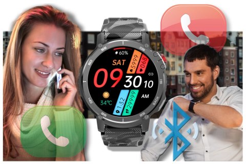 SMARTWATCH MĘSKI Rubicon RNCF08 - WYKONYWANIE POŁĄCZEŃ - BLUETOOTH CALL - ODTWARZACZ MP3 4GB (sr053a) SMARTWATCH MĘSKI Rubicon RNCF08 - WYKONYWANIE POŁĄCZEŃ - BLUETOOTH CALL - ODTWARZACZ MP3 4GB (sr053a)