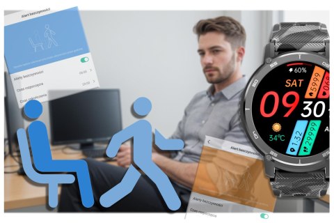 SMARTWATCH MĘSKI Rubicon RNCF08 - WYKONYWANIE POŁĄCZEŃ - BLUETOOTH CALL - ODTWARZACZ MP3 4GB (sr053a) SMARTWATCH MĘSKI Rubicon RNCF08 - WYKONYWANIE POŁĄCZEŃ - BLUETOOTH CALL - ODTWARZACZ MP3 4GB (sr053a)