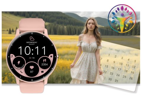 SMARTWATCH UNISEX Rubicon RNCF16 - BLUETOOTH CALL, TRENING GOOGLE FIT (sr058d) SMARTWATCH UNISEX Rubicon RNCF16 - BLUETOOTH CALL, TRENING GOOGLE FIT (sr058d)