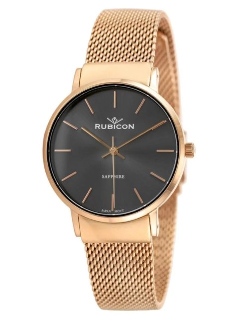 ZEGAREK DAMSKI RUBICON RNBE28 - rosegold (zr623a) ZEGAREK DAMSKI RUBICON RNBE28 - rosegold (zr623a)