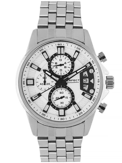ZEGAREK MĘSKI PERFECT M504CH-01 - CHRONOGRAF (zp383a) + BOX ZEGAREK MĘSKI PERFECT M504CH-01 - CHRONOGRAF (zp383a) + BOX