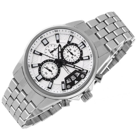ZEGAREK MĘSKI PERFECT M504CH-01 - CHRONOGRAF (zp383a) + BOX ZEGAREK MĘSKI PERFECT M504CH-01 - CHRONOGRAF (zp383a) + BOX
