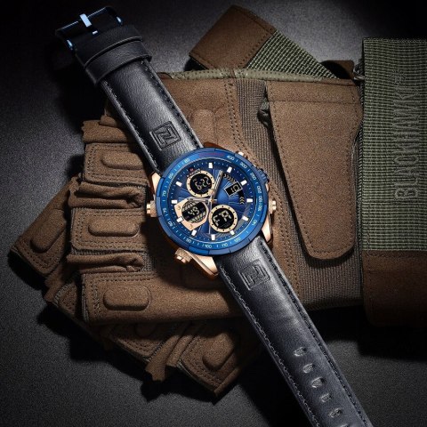 ZEGAREK MĘSKI NAVIFORCE NF9197L RG/BE/BE + BOX ZEGAREK MĘSKI NAVIFORCE NF9197L RG/BE/BE + BOX