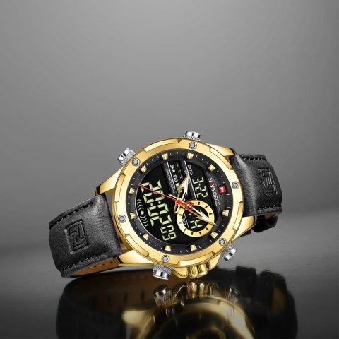 ZEGAREK MĘSKI NAVIFORCE NF9208 G/B/B CHRONOGRAF + BOX ZEGAREK MĘSKI NAVIFORCE NF9208 G/B/B CHRONOGRAF + BOX