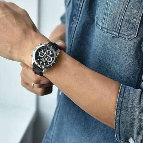 ZEGAREK MĘSKI SEIKO CHRONOGRAPH BLACK SPIRIT SBTR021 + BOX ZEGAREK MĘSKI SEIKO CHRONOGRAPH BLACK SPIRIT SBTR021 + BOX