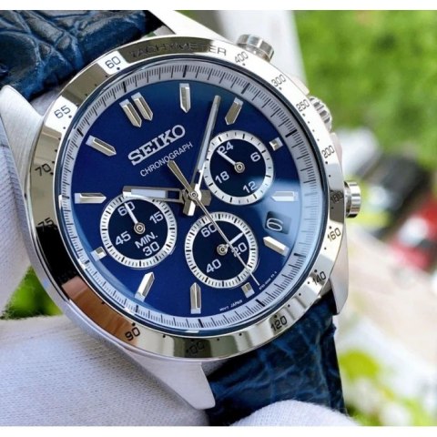 Zegarek MĘSKI SEIKO CHRONOGRAPH BLUE SPIRIT SBTR019 + BOX Zegarek MĘSKI SEIKO CHRONOGRAPH BLUE SPIRIT SBTR019 + BOX
