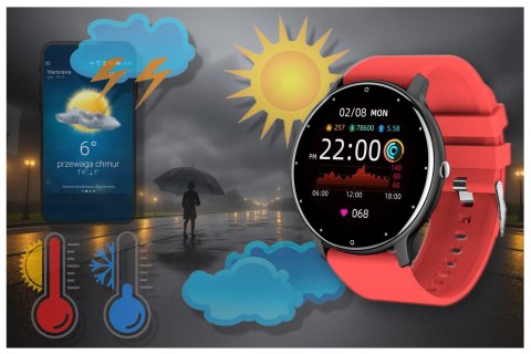 SMARTWATCH UNISEX GRAVITY GT1-10 - PULSOMETR, WŁASNE TARCZE (sg015j) SMARTWATCH UNISEX GRAVITY GT1-10 - PULSOMETR, WŁASNE TARCZE (sg015j)