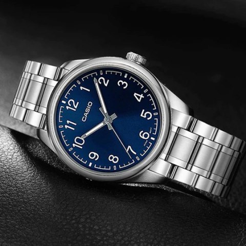 ZEGAREK MĘSKI CASIO MTP-V005D-2B4 + BOX ZEGAREK MĘSKI CASIO MTP-V005D-2B4 + BOX