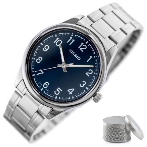 ZEGAREK MĘSKI CASIO MTP-V005D-2B4 + BOX ZEGAREK MĘSKI CASIO MTP-V005D-2B4 + BOX