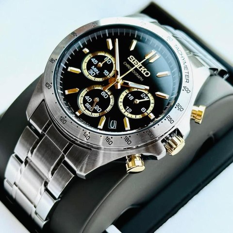 ZEGAREK MĘSKI SEIKO CHRONOGRAPH CASUAL QUARTZ SBTR015 + BOX ZEGAREK MĘSKI SEIKO CHRONOGRAPH CASUAL QUARTZ SBTR015 + BOX