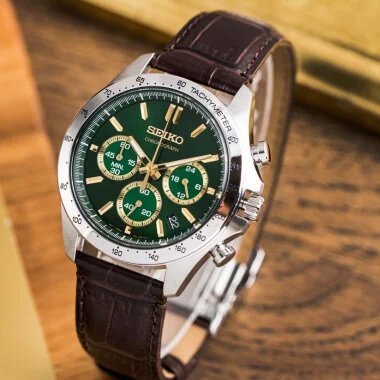 ZEGAREK MĘSKI SEIKO CHRONOGRAPH GREEN SPIRIT SBTR017 + BOX ZEGAREK MĘSKI SEIKO CHRONOGRAPH GREEN SPIRIT SBTR017 + BOX
