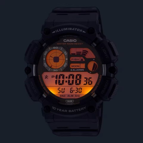 ZEGAREK MĘSKI CASIO Digital Moonphase WS-1500H-1A + BOX ZEGAREK MĘSKI CASIO Digital Moonphase WS-1500H-1A + BOX