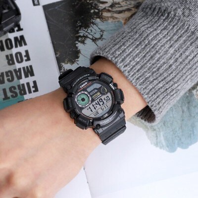 ZEGAREK MĘSKI CASIO Digital Moonphase WS-1500H-1A + BOX ZEGAREK MĘSKI CASIO Digital Moonphase WS-1500H-1A + BOX
