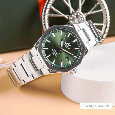 Zegarek Męski Casio EFR-S108D-3A Edifice Classic Sapphire + BOX Zegarek Męski Casio EFR-S108D-3A Edifice Classic Sapphire + BOX