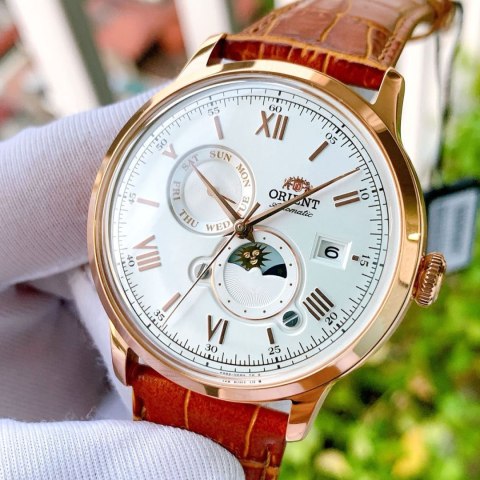 Zegarek Męski Orient Classic Sun & Moon RA-AK0801S30B + BOX Zegarek Męski Orient Classic Sun & Moon RA-AK0801S30B + BOX