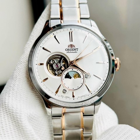 Zegarek Męski Orient Classic Sun & Moon RA-AS0101S10B + BOX Zegarek Męski Orient Classic Sun & Moon RA-AS0101S10B + BOX