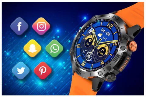 SMARTWATCH MĘSKI GRAVITY GT20-3 - AMOLED, DODATKOWY PASEK (sg024c) SMARTWATCH MĘSKI GRAVITY GT20-3 - AMOLED, DODATKOWY PASEK (sg024c)