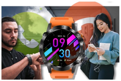 SMARTWATCH MĘSKI GRAVITY GT20-3 - AMOLED, DODATKOWY PASEK (sg024c) SMARTWATCH MĘSKI GRAVITY GT20-3 - AMOLED, DODATKOWY PASEK (sg024c)