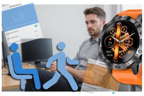 SMARTWATCH MĘSKI GRAVITY GT20-3 - AMOLED, DODATKOWY PASEK (sg024c) SMARTWATCH MĘSKI GRAVITY GT20-3 - AMOLED, DODATKOWY PASEK (sg024c)