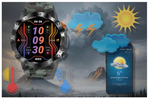 SMARTWATCH MĘSKI GRAVITY GT20-6 - AMOLED, DODATKOWY PASEK (sg024f) SMARTWATCH MĘSKI GRAVITY GT20-6 - AMOLED, DODATKOWY PASEK (sg024f)
