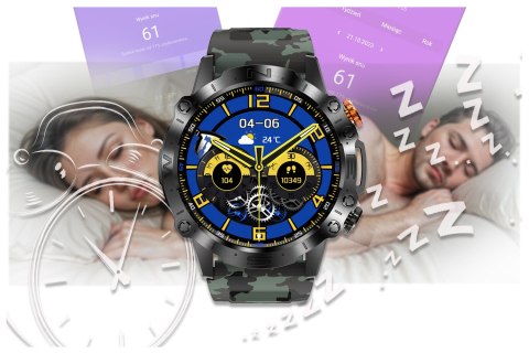 SMARTWATCH MĘSKI GRAVITY GT20-6 - AMOLED, DODATKOWY PASEK (sg024f) SMARTWATCH MĘSKI GRAVITY GT20-6 - AMOLED, DODATKOWY PASEK (sg024f)